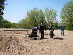 В Рублёво произошёл второй провал грунта на Набережной улице