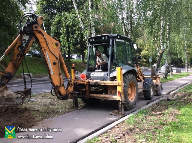 При благоустройстве на Обводном шоссе повреждены деревья 3